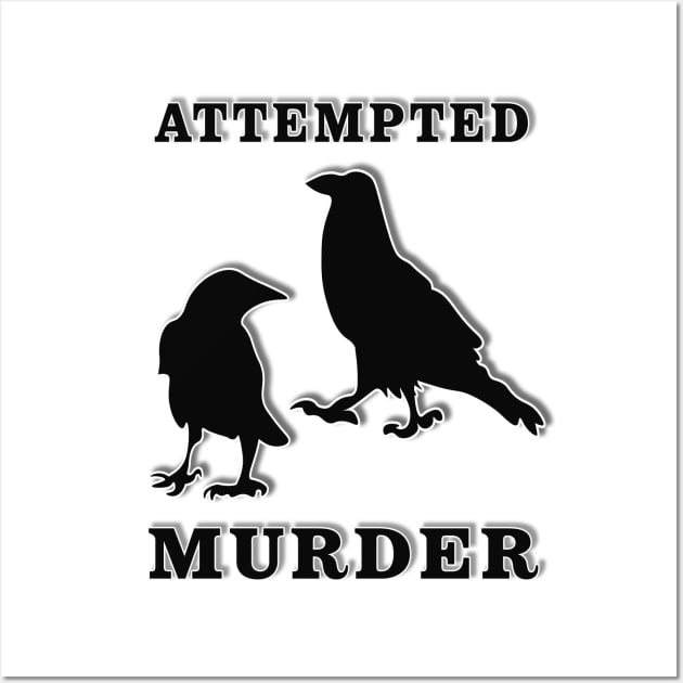 Murder Crows Wall Art by SCL1CocoDesigns